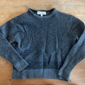 Charcoal Gray Kids Merino Wool Sweater